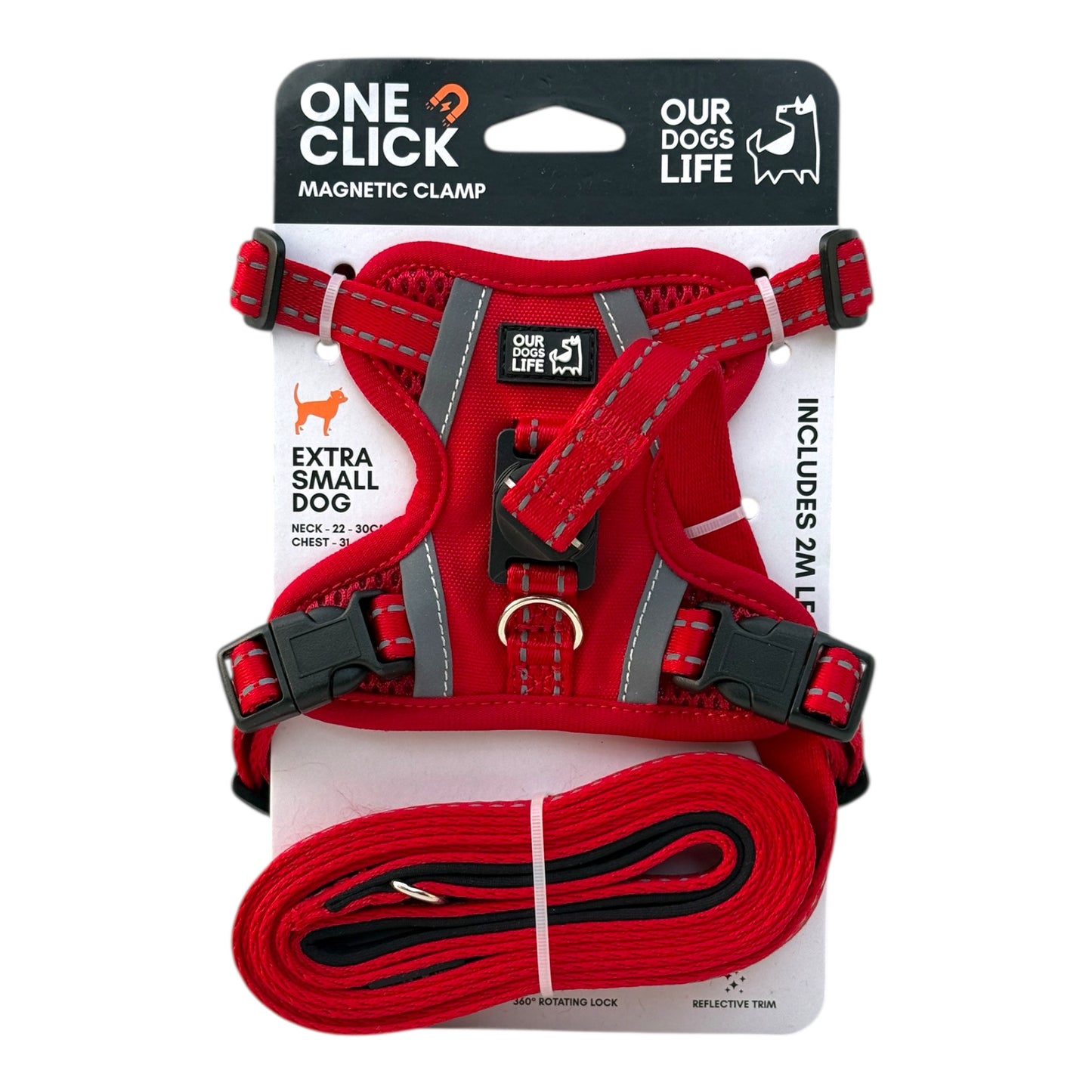 Hundesele med magnetlås – Patentert & enkel i bruk | OurDogsLife™