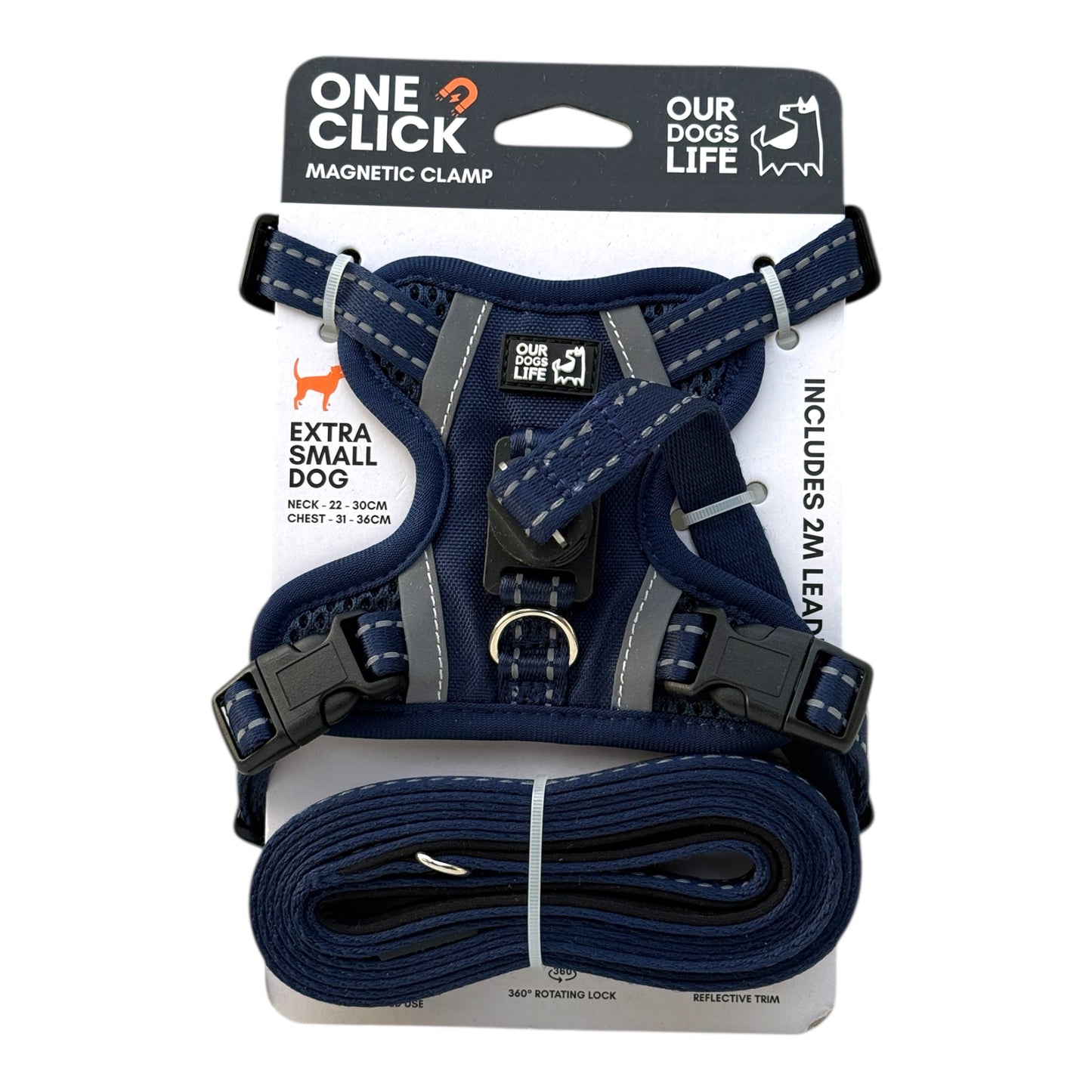 Hundesele med magnetlås – Patentert & enkel i bruk | OurDogsLife™