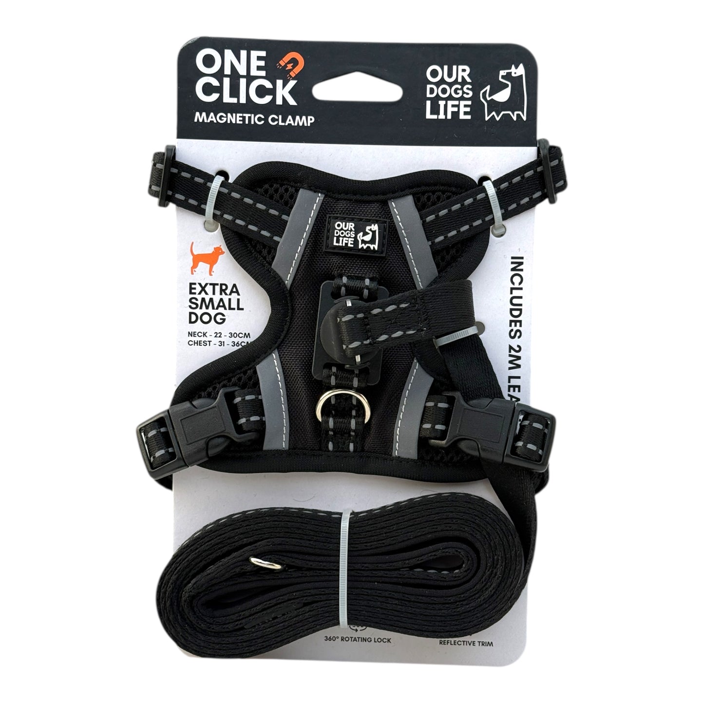 Hundesele med magnetlås – Patentert & enkel i bruk | OurDogsLife™